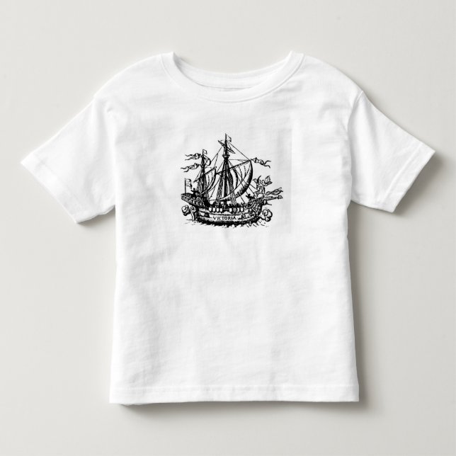 Ferdinand Magellan Boot 'Victoria Kleinkind T-shirt (Vorderseite)