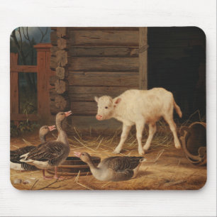 Ferdinand von Wright - Die Überraschung Mousepad