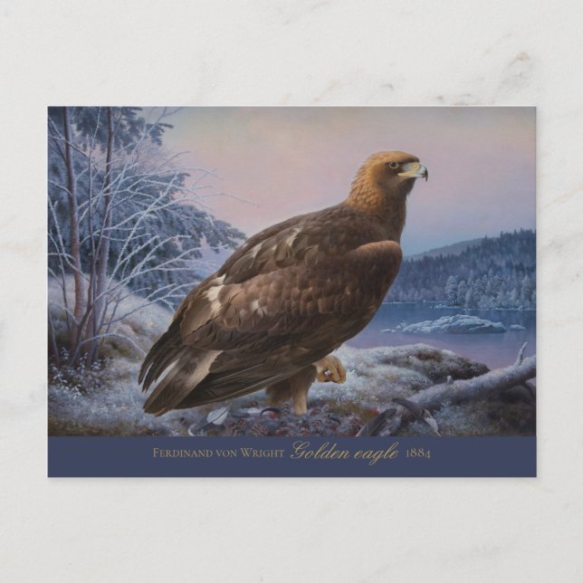 Ferdinand von Wright Golden Adler 1884 CC0314 Postkarte (Vorderseite)
