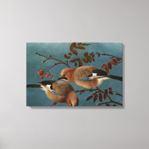 Ferdinand von Wright - Jays Leinwanddruck