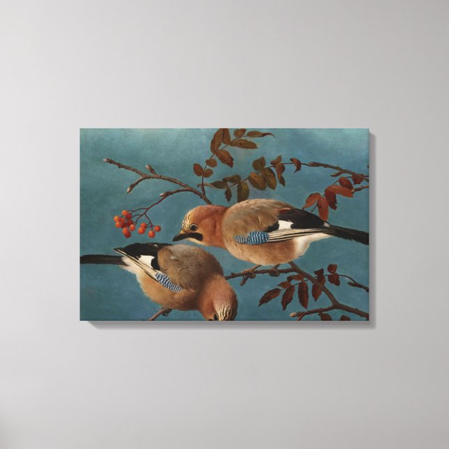 Ferdinand von Wright - Jays Leinwanddruck (Vorderseite)