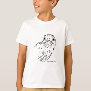 Fergus der Goshawk Portrait Kids T - Shirt