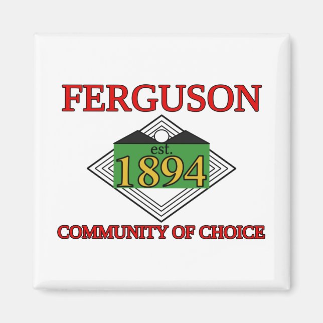 Ferguson-Flagge, Missouri Magnet (Vorne)