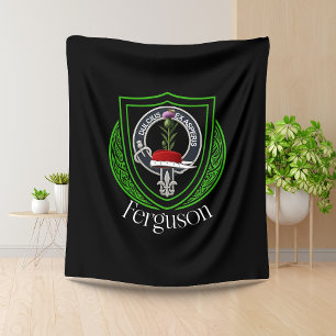 Ferguson schottisches Clan-Wappen Fleecedecke