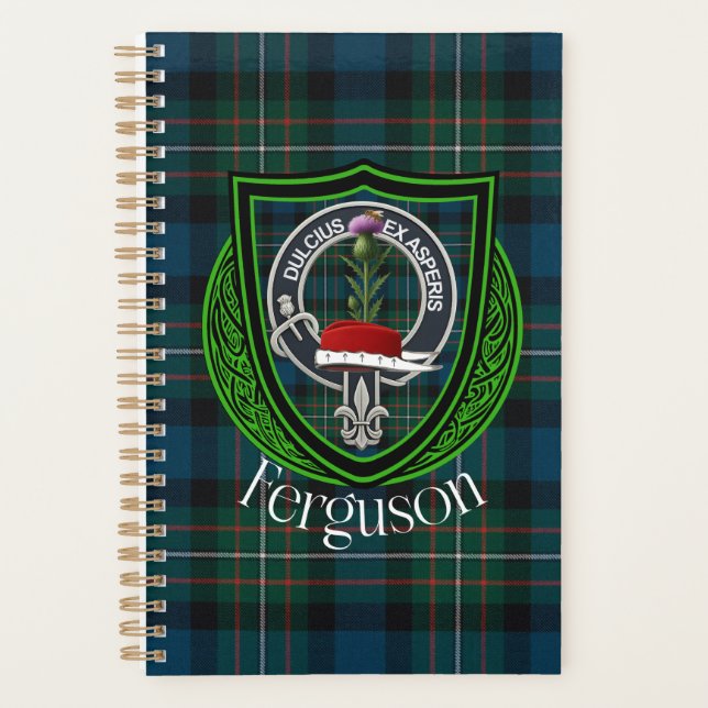 Ferguson Scottish Clan Tartan & Crest Planer (Vorderseite)