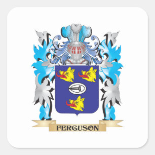 Ferguson-Wappen - Familienwappen Quadratischer Aufkleber