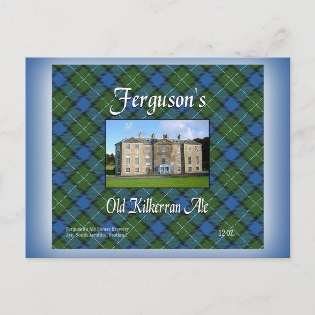 Ferguson's Old Kilkerran Ale Postkarte (Vorderseite)