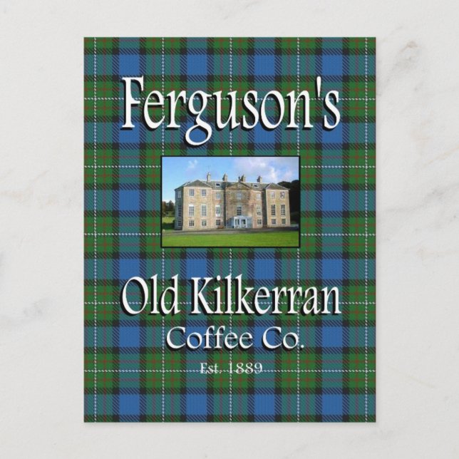 Ferguson's Old Kilkerran Coffee Co. Postkarte (Vorderseite)