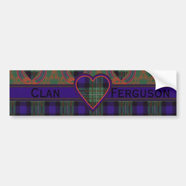 FergusonScottishTartan Autoaufkleber (Vorne)