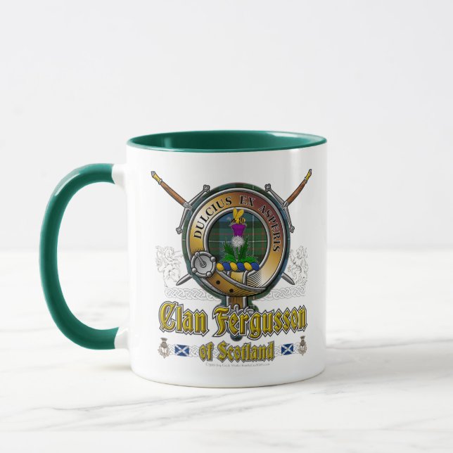 Fergusson Clan Abzeichen Tasse (Links)