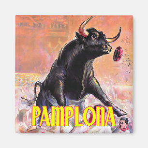 Feria de Pamplona Vintag 1948 Magnet