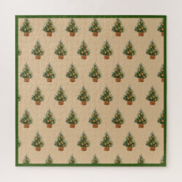 Ferien Baum Minimalistischer einfacher Landsteg Puzzle