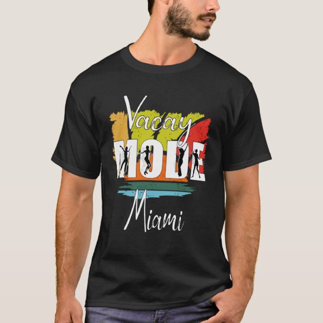 Ferien im Vacay-Modus Sommerurlaub am Strand T-Shirt (Vorderseite)