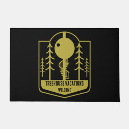 Ferien in Treehouse Fußmatte