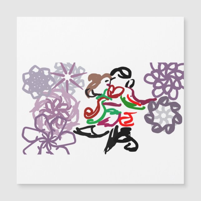 Ferien-Kuss  Magnetkarte (Vorderseite)