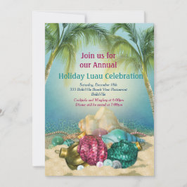 Ferien Luau Beach Party Einladungen