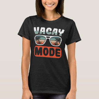 Ferien-Modus Sommerreise Verlassen Strand Fan Sung T-Shirt
