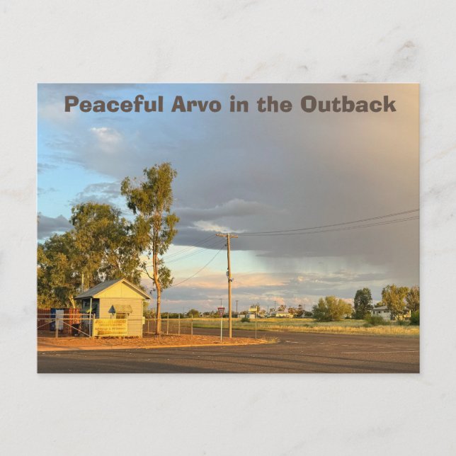 Ferien Postkarte von Cunnamulla. Qld. AU. (Vorderseite)