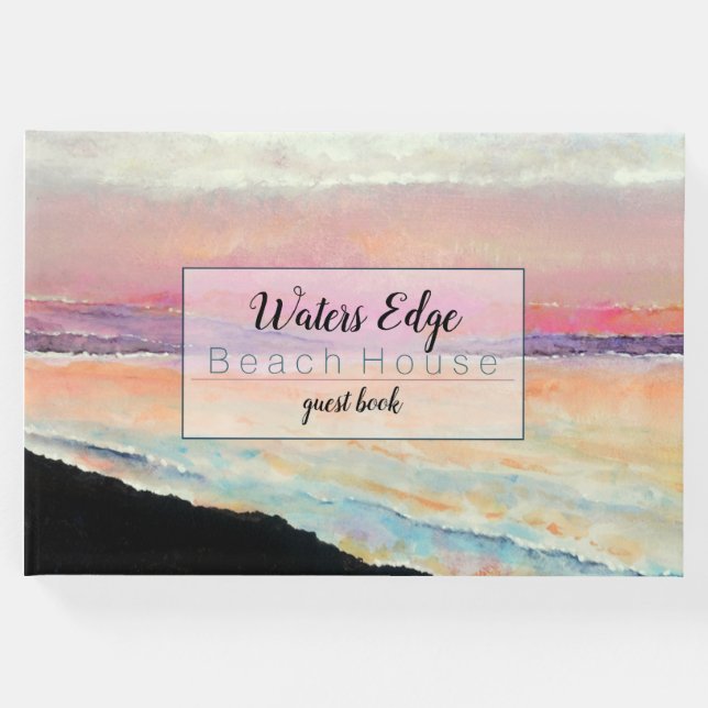 Ferien Rental Beach Fine Art Gästebuch (Vorderseite)