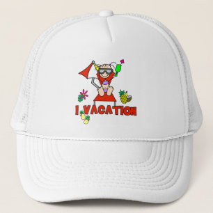 Ferien-T - Shirts und Geschenke des Mädchen-I Truckerkappe