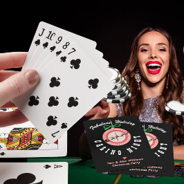 Ferien Vegas Casino Blackjack Poker Nacht Party Spielkarten