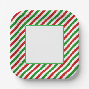 Ferien-Weihnachtsmann-Papierplatten Pappteller