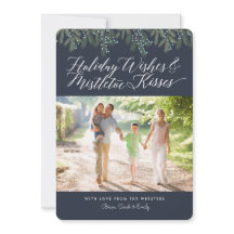 Ferien Wünsche & Mistletoe Kisses Weihnachts-Foto