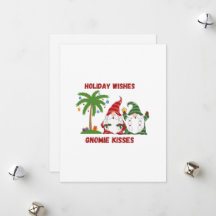 Ferien wünscht, Gnomie Kisses auf einem