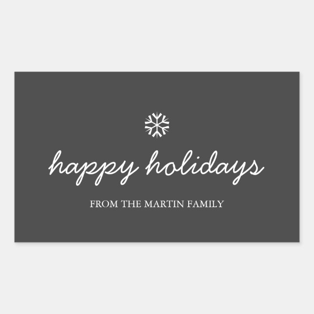 Ferienaufkleber - Feiertage Rechteckiger Aufkleber (Vorderseite)