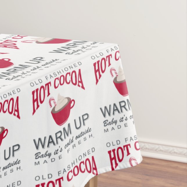 Ferienbauernhaus Hot Kakao Tischdecke (Beispiel)