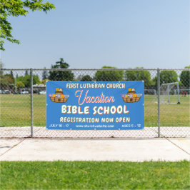 Ferienbibelschule mit Noahs Arche Banner