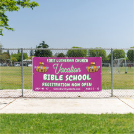 Ferienbibelschule mit Noahs Arche Banner