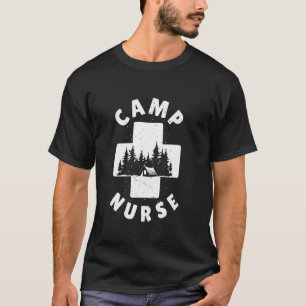 Feriencamp Krankenschwester Camping Medizinisches T-Shirt
