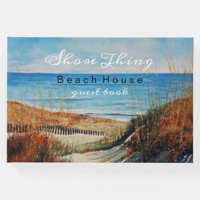 Ferienhaus am Strand Gästebuch (Vorderseite)