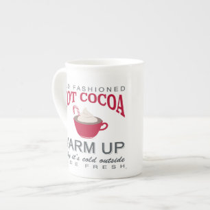 Ferienhaus heiße Kakao Prozellantasse