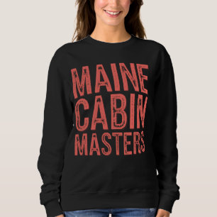 Ferienhaus Maine Cabin Chase Cottage am See Moose Sweatshirt