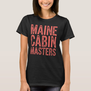 Ferienhaus Maine Cabin Chase Cottage am See Moose T-Shirt