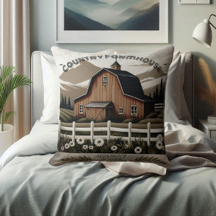 Ferienhaus Rustikales Landhaus Minimalistisch Kissen