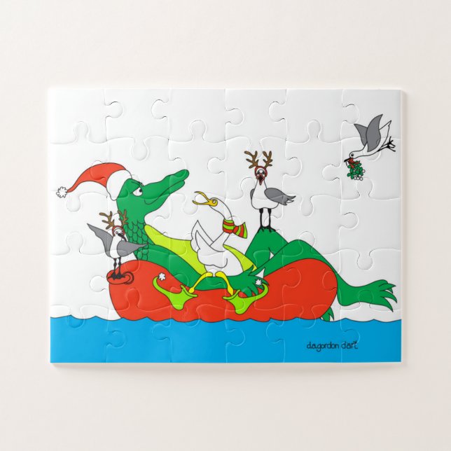 Ferienhaus Tierreise Big Piece Puzzle (Horizontal)