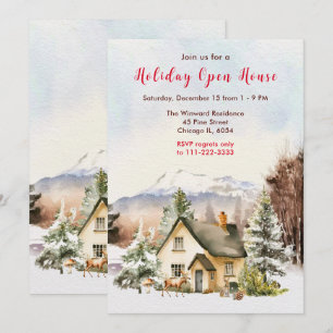 Ferienhaus zur Wintersaison Open House Einladung
