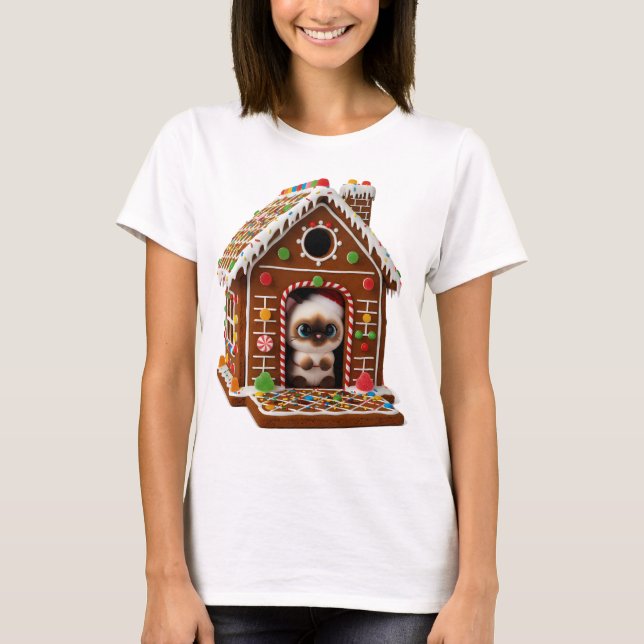 Ferienhaustorte T-Shirt (Vorderseite)