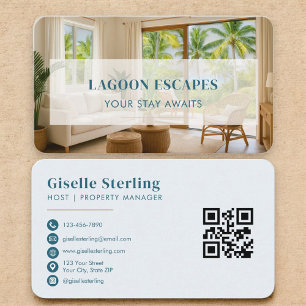 Ferienhausvermietung QR Code Visitenkarte