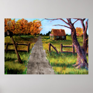 Ferienhütte Poster