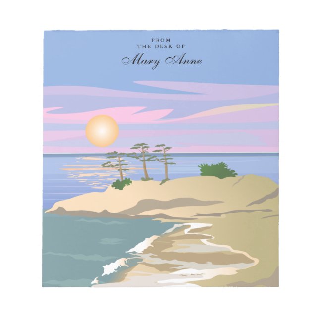 Ferieninsel 1 Personalisiertes Notepad Notizblock (Vorderseite)