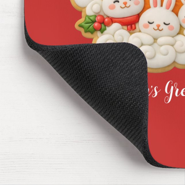 Ferienkaninchen Mousepad (Ecke)