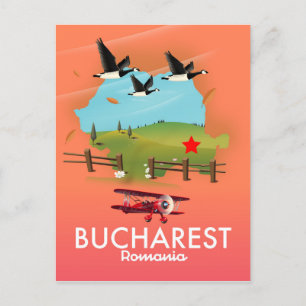 Ferienkarte Bukarest Rumänien Postkarte