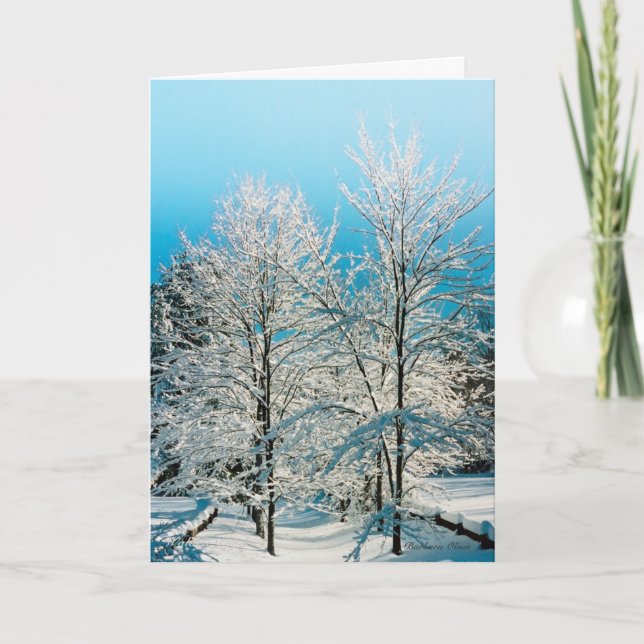 ***Ferienkarte: Natur voll Göttlichkeit. Feiertagskarte (Vorderseite)