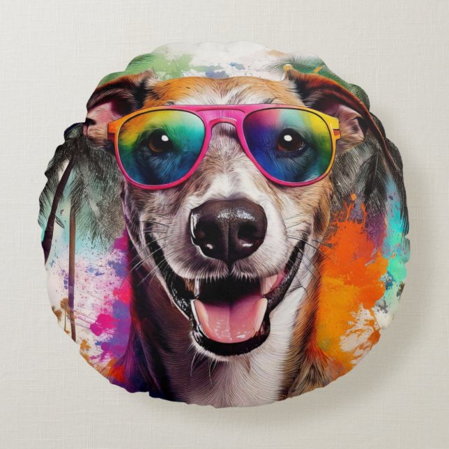 Ferienkissen Rundes Kissen (Vorderseite)