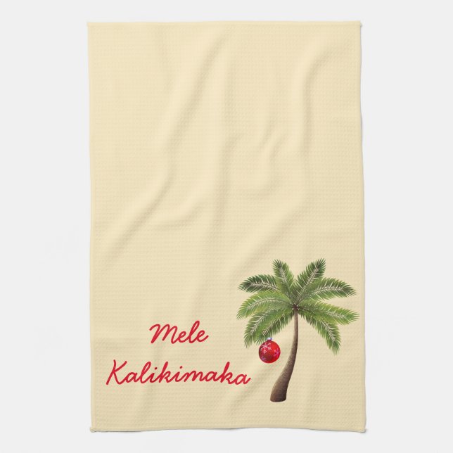 Ferienküche Handtuch Mele Kalikimaka (Vertikal)