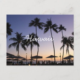 Ferienort Hawaii Postkarte
